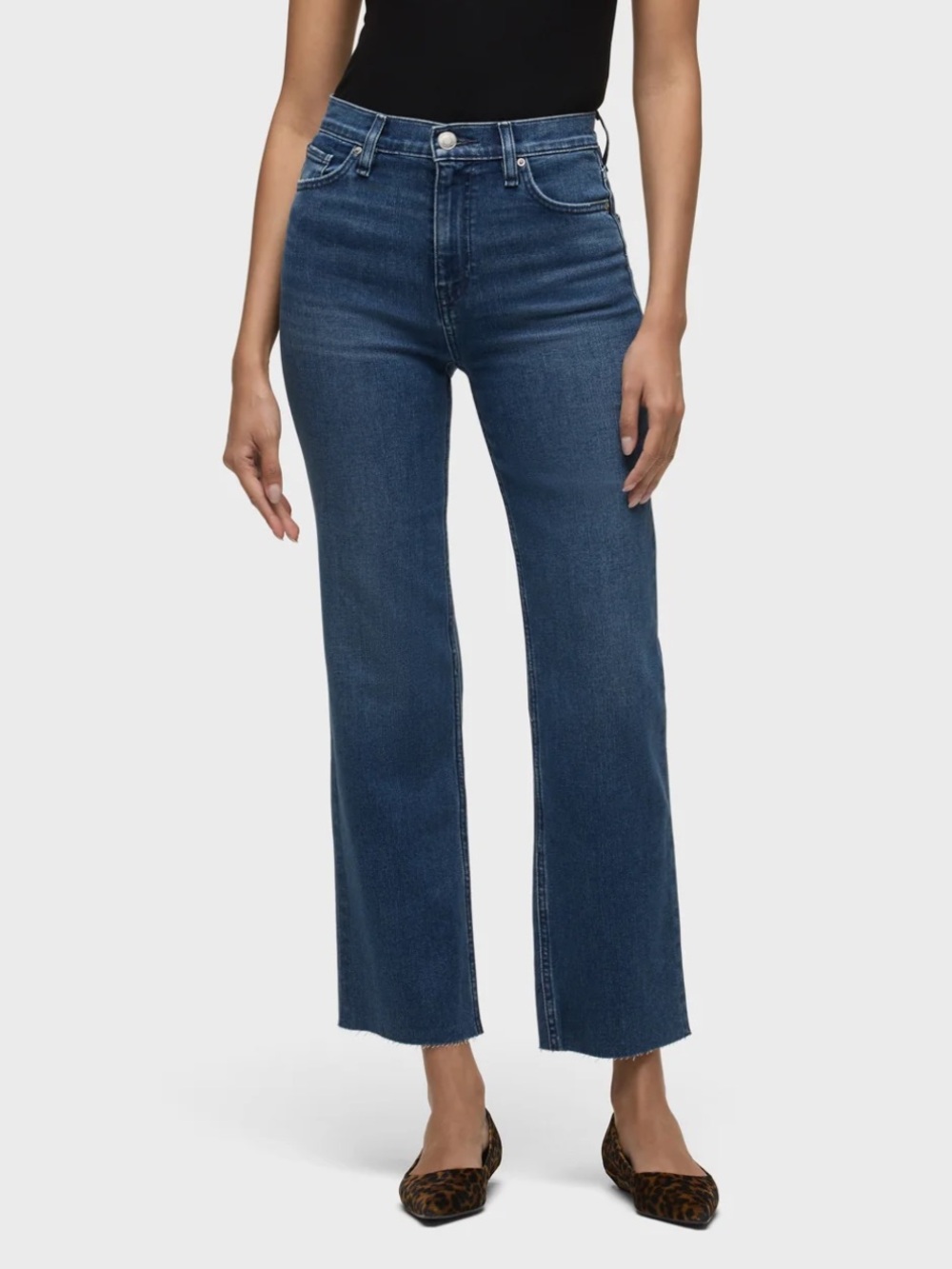 Hudson Remi High-Rise Straight Ankle Jeans In Deep Dive Sz 25 NWT -